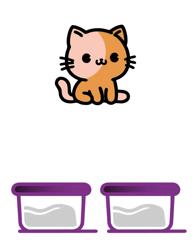 cajas de arena por gato